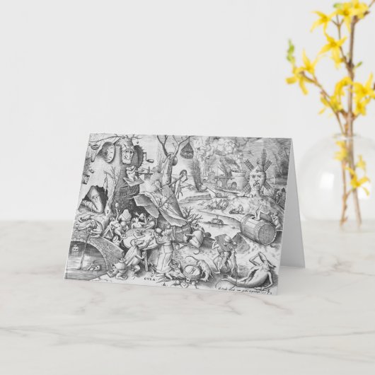 Gluttonie (Gula), Die sieben toten Sünden Karte (Gelbe Blume)