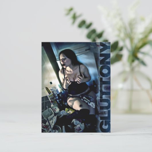Gluttonie Postkarte (Stehend Vorderseite)