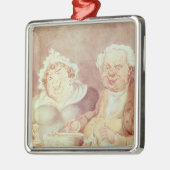 Gluttons, c.1800-05 silbernes ornament (Links)