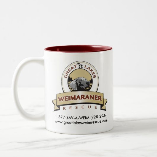 GLWR Logo-Tasse Zweifarbige Tasse (Links)
