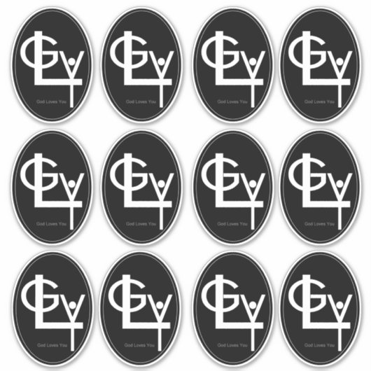 GLY - Gott Lieben Sie - Vinyl Aufkleber (Vorderseite)