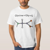 Glycin (Aminosäure) T-Shirt (Vorderseite)