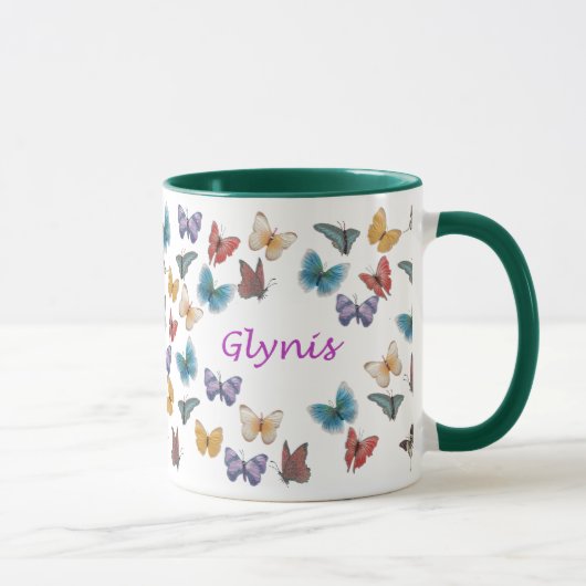 Glynis Tasse (Rechts)