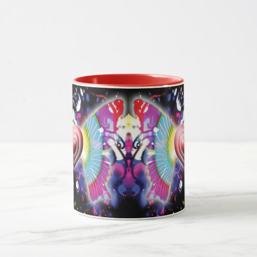 Glys-Herzen Tasse (Zentrum)