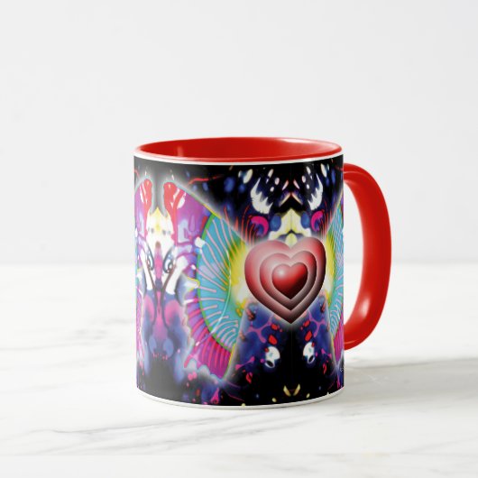 Glys-Herzen Tasse (VorderseiteRechts)