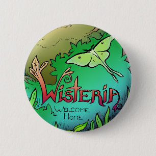 Glyzinie-Knopf Button