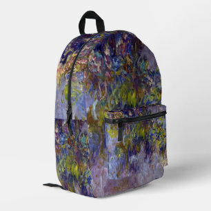 Glyzinie (linke Hälfte) von Claude Monet Bedruckter Rucksack