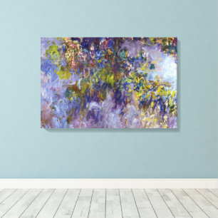 Glyzinie (linke Hälfte) von Claude Monet Leinwanddruck