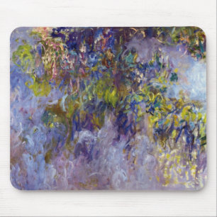 Glyzinie (linke Hälfte) von Claude Monet Mousepad