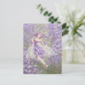 Glyzinie-Postkarte Postkarte (Stehend Vorderseite)