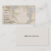 Glyzinie-Rebe-Visitenkarte Visitenkarte (Vorne/Hinten)