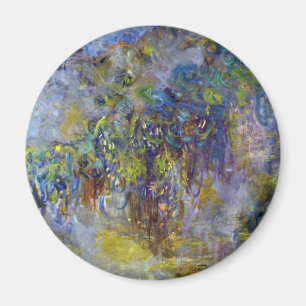 Glyzinie (rechte Hälfte) von Claude Monet Magnet