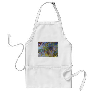 Glyzinie (rechte Hälfte) von Claude Monet Schürze