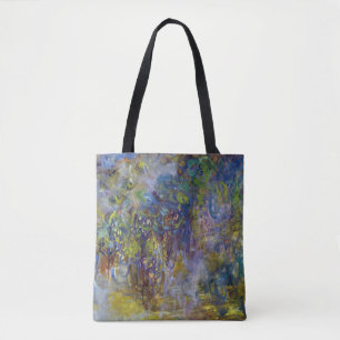 Glyzinie (rechte Hälfte) von Claude Monet Tasche