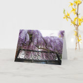 Glyzinien Karte (Gelbe Blume)