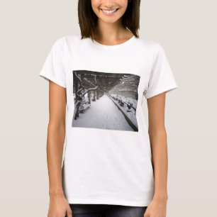 GlyzinienPergola im Winter, Central Park, NYC T-Shirt