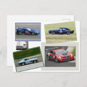GM Racing Postkarte (Vorne/Hinten)