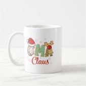 Gma Claus Weihnachtsmannmütze Reindeer Kariert Chr Kaffeetasse (Links)