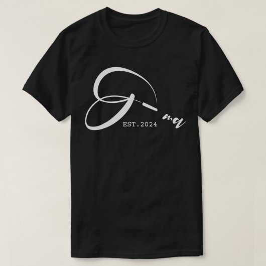 GMa est 2024 Coole Schwangerschaft Ankündigung Bab T-Shirt (Design vorne)