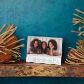 Gma & Gpa Großeltern Personalisiertes Foto Fotoplatte (Seite)