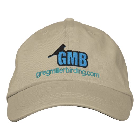 GMB einfaches, 2-fach-Logo Bestickte Baseballkappe (Vorderseite)