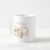 GMC-Gelände 2010 Kaffeetasse (Vorderseite Links)
