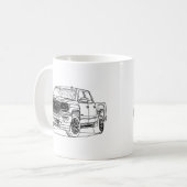 GMC-Sierra 2016 Kaffeetasse (Vorderseite Links)