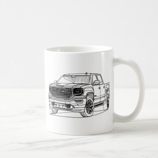 GMC-Sierra 2016 Kaffeetasse (Rechts)