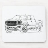 GMC-Sierra HD 2015 Mousepad (Vorne)