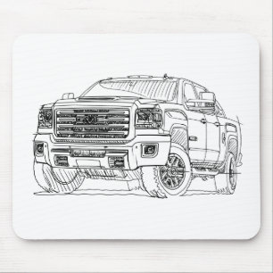 GMC-Sierra HD ATX 2017 Mousepad