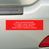 GMO AUTOAUFKLEBER (Auf Auto)