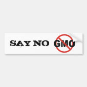 GMO AUTOAUFKLEBER (Vorne)