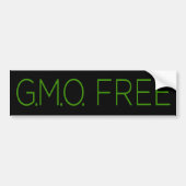GMO geben frei Autoaufkleber (Vorne)