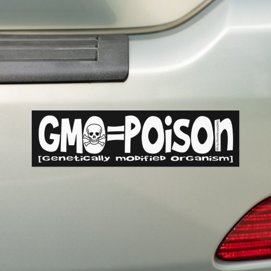 GMO=Poison Autoaufkleber (Auf Auto)