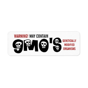 GMO-Warnschild