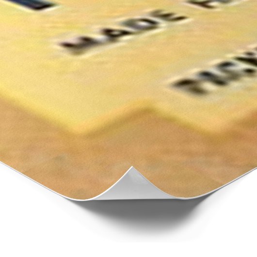 Gmp Pancake Sirup Label Poster (Ecke)