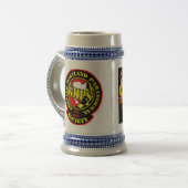 GMPS Schädel-Ball-Logo-Tasse Bierglas (Vorderseite Links)