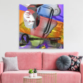 GMT 24 H Project Doll Key Farbverlauf Rahmen S Leinwanddruck (Insitu (Wohnzimmer))