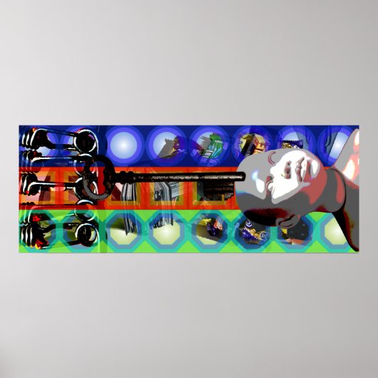 GMT 24 H Project Doll Key Psychedelic Frames P Poster (Vorne)
