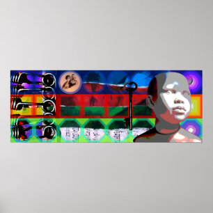 GMT 24 H Projekt Beethoven Psychedelic Frames P Poster