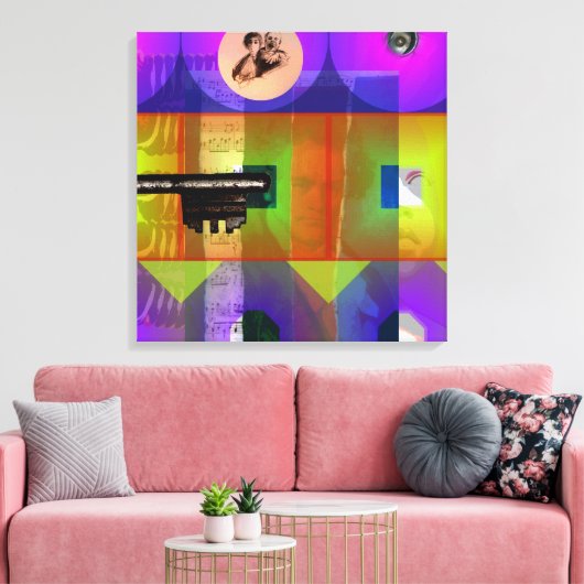 GMT 24 H Projektschlüssel Beethoven Pop Frames Lei Leinwanddruck (Insitu (Wohnzimmer))