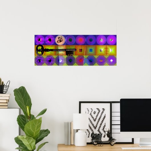 GMT 24 H Projektschlüssel Beethoven Pop Frames Pos Poster (Heimbüro)