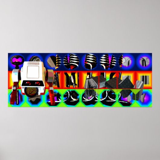 GMT 24 Heures Project Pop Psychedelic Frame Poster (Vorne)