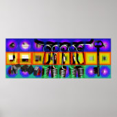 GMT 24 Heures Project Pop Psychedelic Frames 2 P Poster (Vorne)