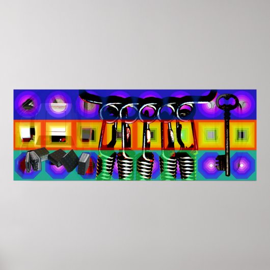 GMT 24 Heures Project Pop Psychedelic Frames 2 P Poster (Vorne)