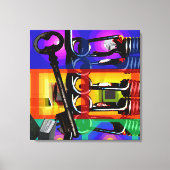 GMT 24 Heures Project Pop Psychedelic Frames 2 S C Leinwanddruck (Vorderseite)