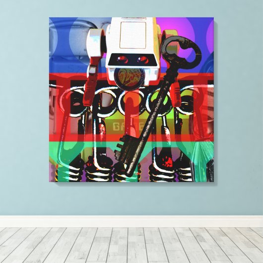 GMT 24 Heures Project Pop Psychedelic Frames 2 S C Leinwanddruck (Insitu (Holzboden))