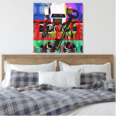 GMT 24 Heures Project Pop Psychedelic Frames 2 S C Leinwanddruck (Insitu (Schlafzimmer))