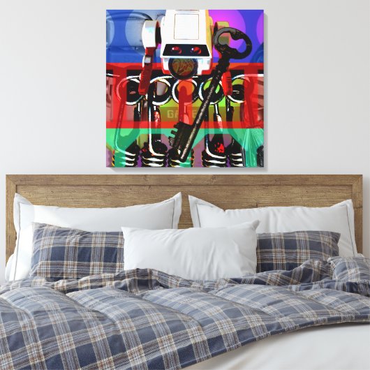 GMT 24 Heures Project Pop Psychedelic Frames 2 S C Leinwanddruck (Insitu (Schlafzimmer))