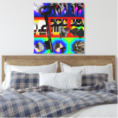 GMT 24 Heures Project Pop Psychedelic Frames S C Leinwanddruck (Insitu (Schlafzimmer))
